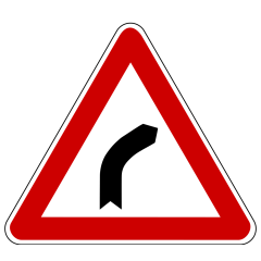 Пътен знак А1