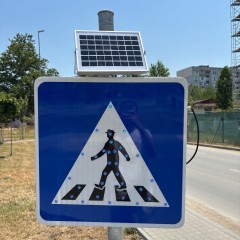 Соларен пътен знак Д-17 3M по БДС