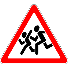 Пътен знак А19