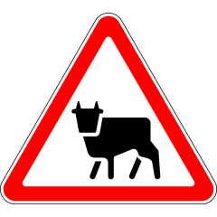 Пътен знак А21