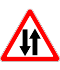 Пътен знак А30