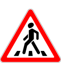 Пътен знак a18