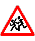 Пътен знак А19